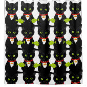 Shower Curtain Cat Douchegordijn (Voorkant)