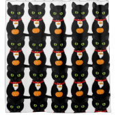 Shower Curtain Cat Douchegordijn (Voorkant)