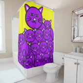 Shower Curtain Cats Douchegordijn (In situ)