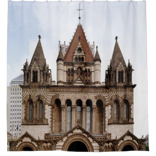 Shower Curtain Church Douchegordijn (Voorkant)