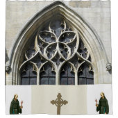 Shower Curtain Church Priests Douchegordijn (Voorkant)