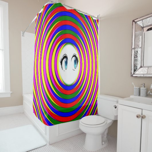 Shower Curtain Circular Douchegordijn (In situ)