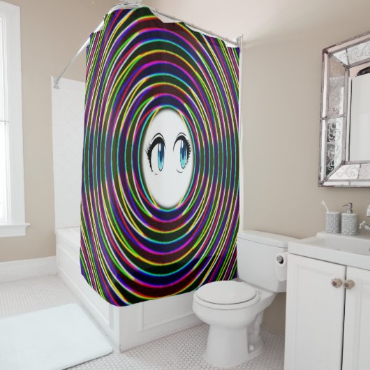 Shower Curtain Circular Douchegordijn (In situ)