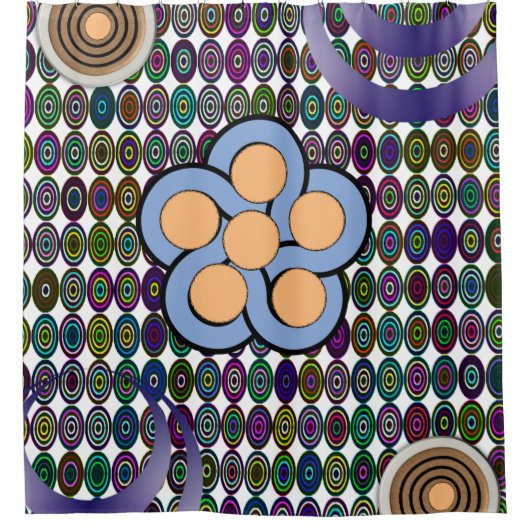 Shower Curtain Circular Douchegordijn (Voorkant)