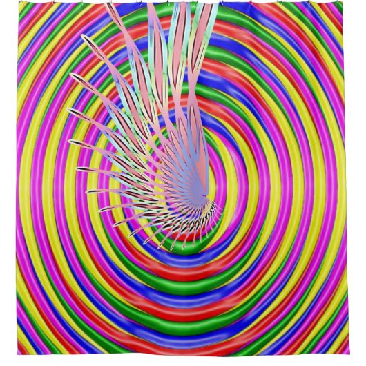 Shower Curtain Circular Douchegordijn (Voorkant)