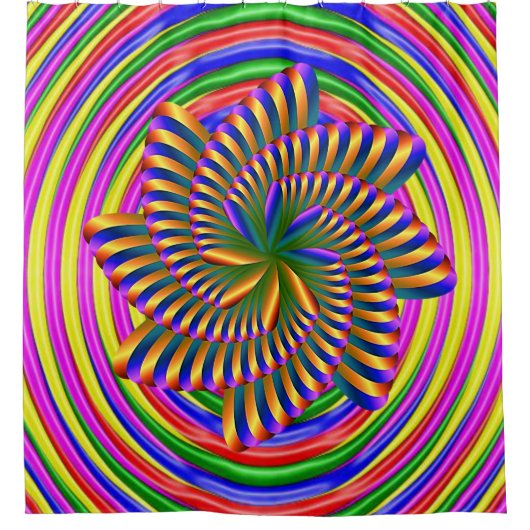 Shower Curtain Circular Douchegordijn (Voorkant)