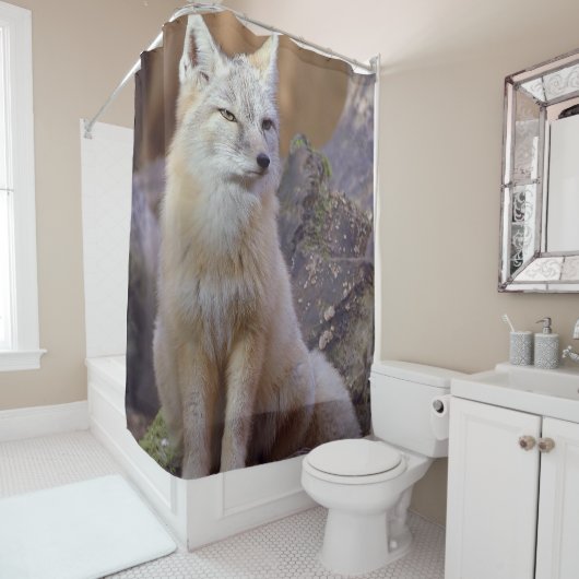 Shower Curtain Corsac Fox Douchegordijn (In situ)