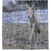 Shower Curtain Coyote Douchegordijn (Voorkant)