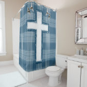 Shower Curtain Cross Douchegordijn (In situ)