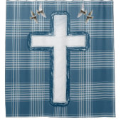 Shower Curtain Cross Douchegordijn (Voorkant)
