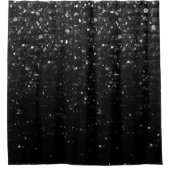 Shower Curtain Crystal Bling Strass Douchegordijn (Voorkant)