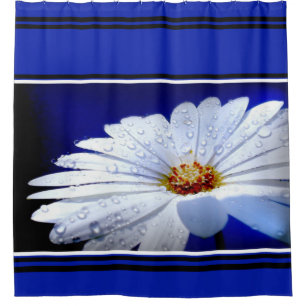 Shower Curtain/Daisy met dauwdruppels Douchegordijn