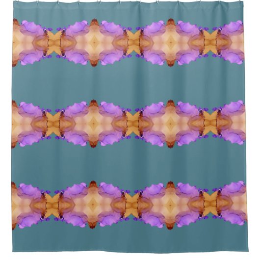 Shower Curtain Design Mandala Stripes Douchegordijn (Voorkant)