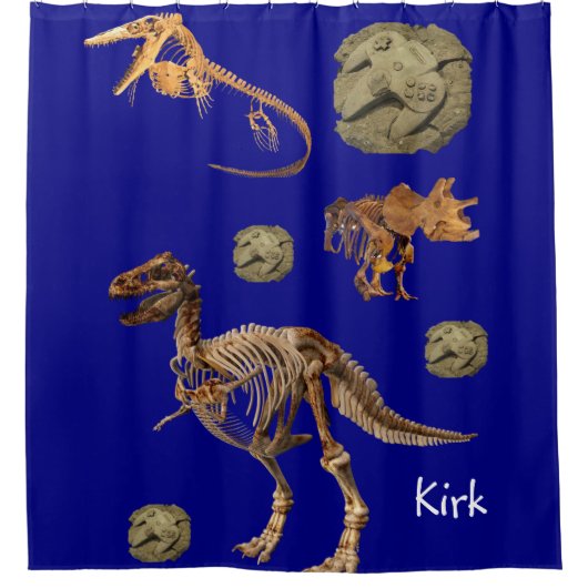 Shower Curtain Dinosaur Douchegordijn (Voorkant)