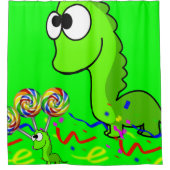 Shower Curtain Dinosaur Douchegordijn (Voorkant)