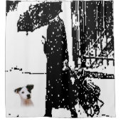 Shower Curtain Dog Douchegordijn (Voorkant)