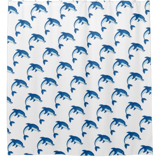 Shower Curtain/Dolphins Douchegordijn (Voorkant)