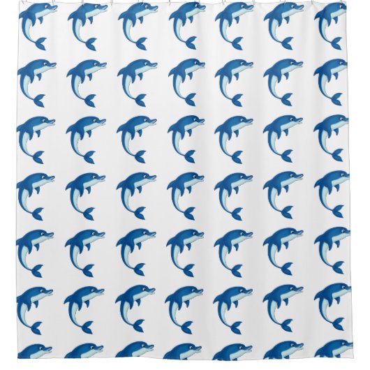 Shower Curtain/Dolphins Douchegordijn (Voorkant)