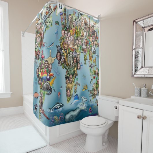 Shower Curtain Douchegordijn (In situ)