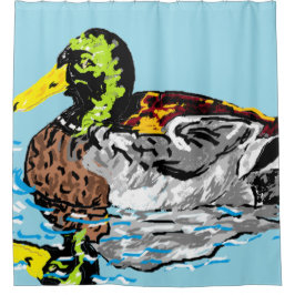 Shower Curtain/ Duck Douchegordijn
