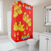 Shower Curtain Ducks Douchegordijn (In situ)