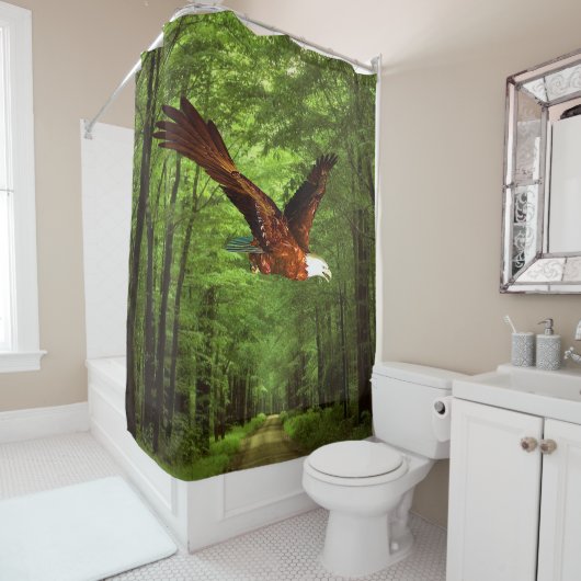 Shower Curtain Eagle Douchegordijn (In situ)