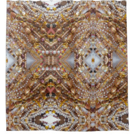 Shower Curtain - Earth Tones Beeld Print Douchegordijn