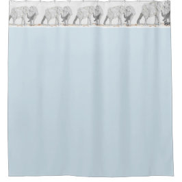 Shower Curtain/Elephants Douchegordijn