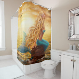Shower Curtain Fantasy Mermaid Douchegordijn