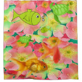 Shower Curtain Fish Douchegordijn (Voorkant)