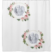Shower Curtain Floral Angel Douchegordijn (Voorkant)