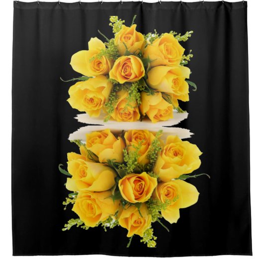Shower Curtain Floral Douchegordijn (Voorkant)
