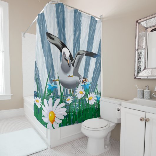 Shower Curtain Floral Douchegordijn (In situ)