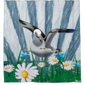 Shower Curtain Floral Douchegordijn (Voorkant)