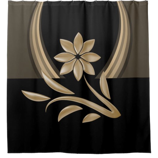 Shower Curtain Floral Douchegordijn (Voorkant)