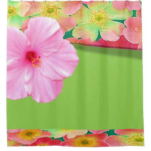 Shower Curtain Floral Douchegordijn (Voorkant)
