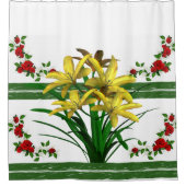 Shower Curtain Floral Douchegordijn (Voorkant)