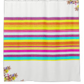 Shower Curtain Floral Douchegordijn (Voorkant)