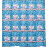 Shower Curtain Floral Douchegordijn (Voorkant)