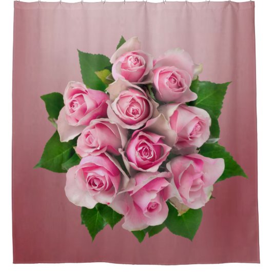 Shower Curtain Floral Douchegordijn (Voorkant)
