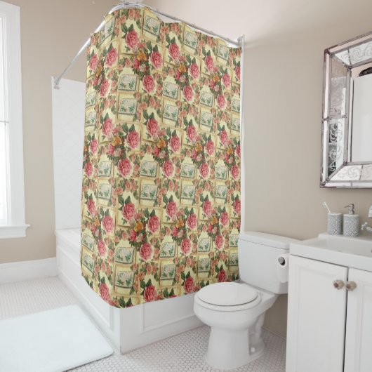 Shower Curtain Floral Douchegordijn (In situ)