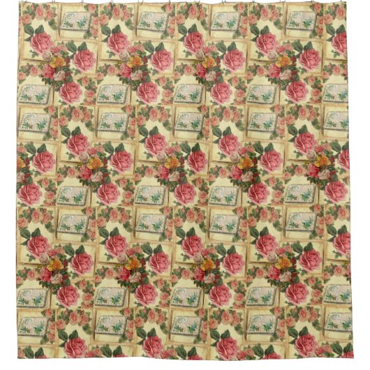 Shower Curtain Floral Douchegordijn (Voorkant)