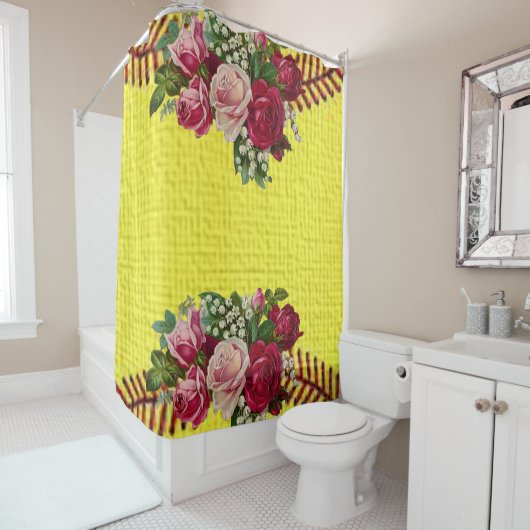 Shower Curtain Floral Douchegordijn (In situ)