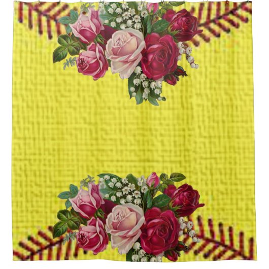 Shower Curtain Floral Douchegordijn (Voorkant)