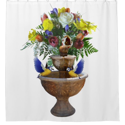 Shower Curtain Floral Douchegordijn (Voorkant)