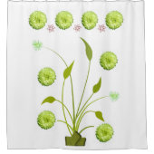 Shower Curtain Floral Douchegordijn (Voorkant)