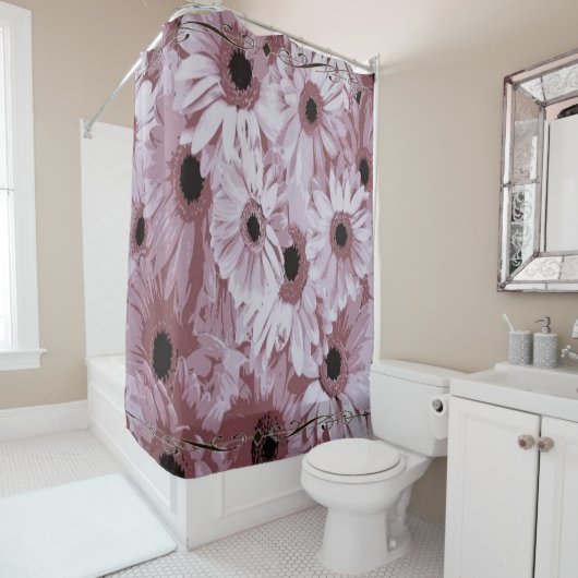 Shower Curtain Floral Douchegordijn (In situ)