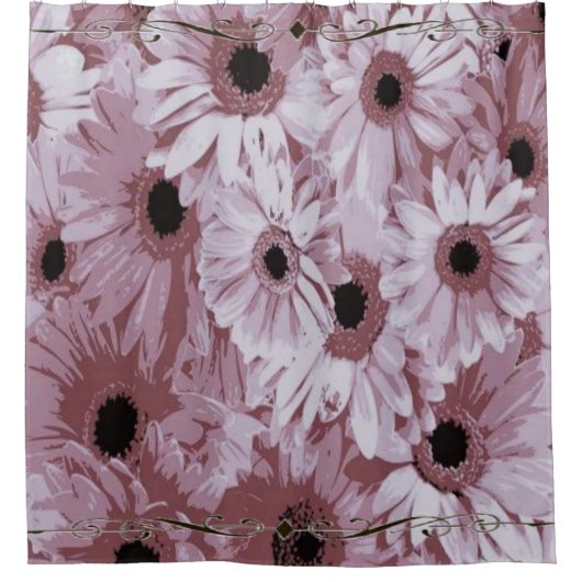 Shower Curtain Floral Douchegordijn (Voorkant)