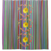 Shower Curtain Floral Douchegordijn (Voorkant)