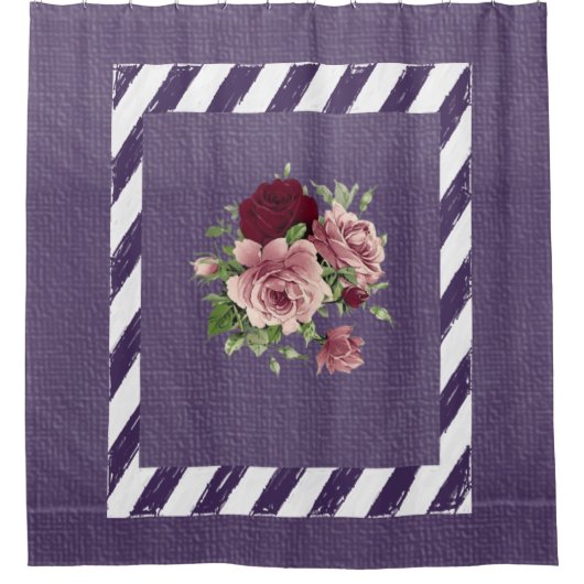Shower Curtain Floral Douchegordijn (Voorkant)
